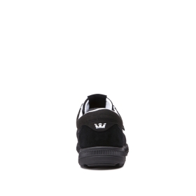 Supra Mens HAMMER RUN Black Low Top Shoes | CA-92457